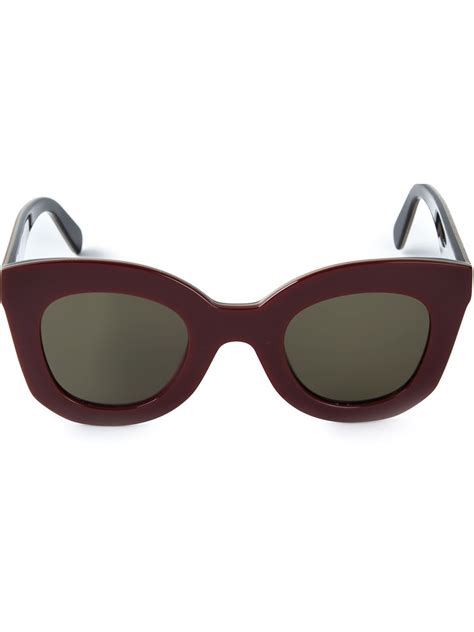 celine marta sunglasses red|SUNGLASSES WOMEN .